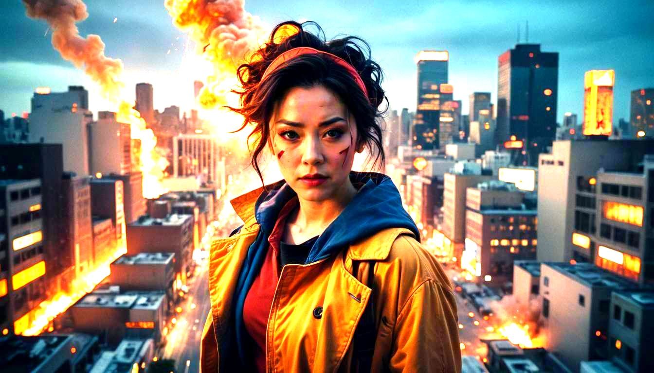 Nichole Sakura as Jubilee: Cinematic Film Still