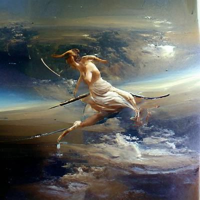 Artemis: Oil Painting in the Style of James Gurney