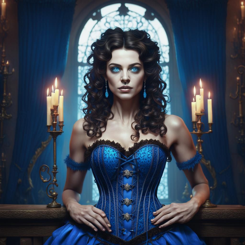 Young Witch Casting Spells in New Orleans