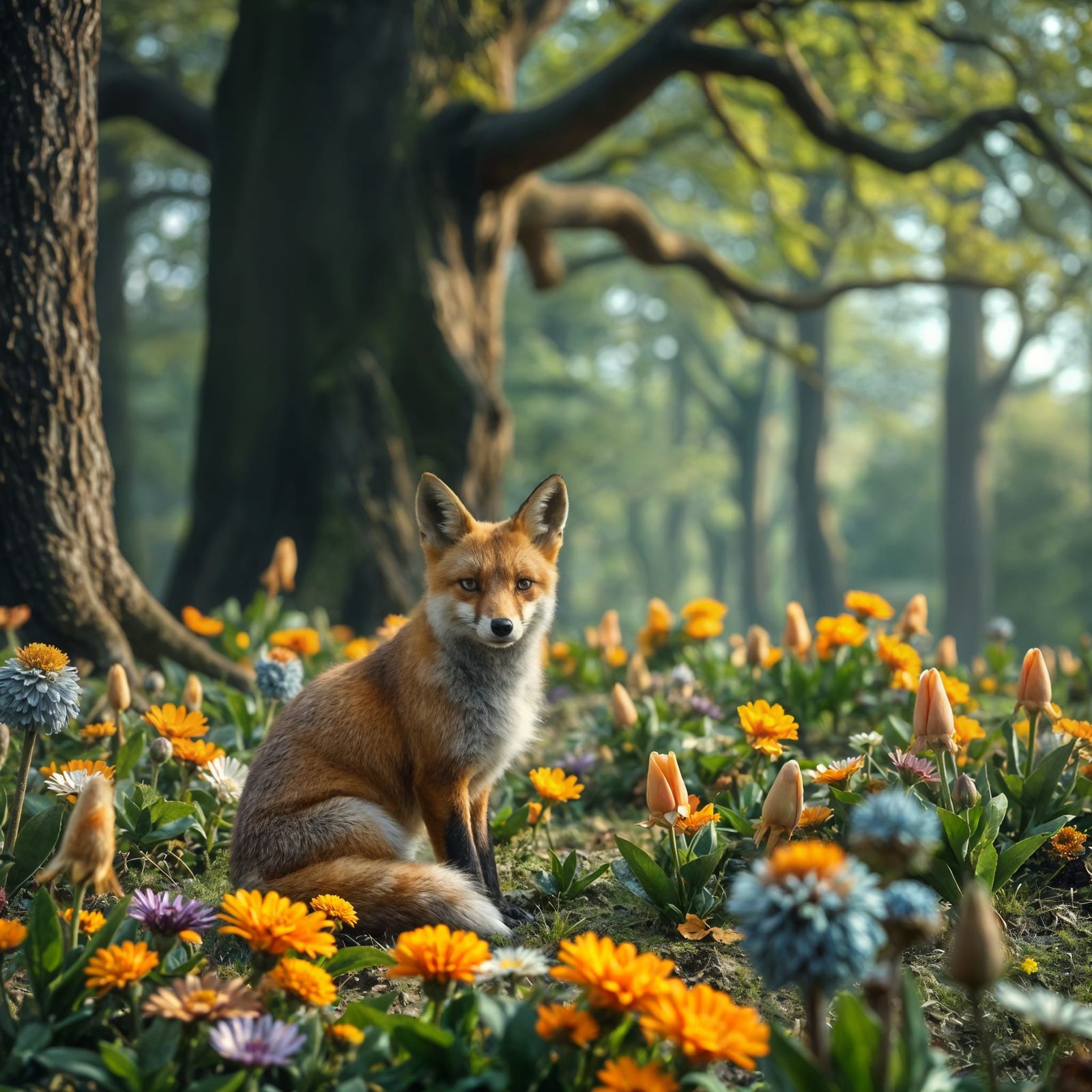 Hyperrealistic Fox Reveals a Secret