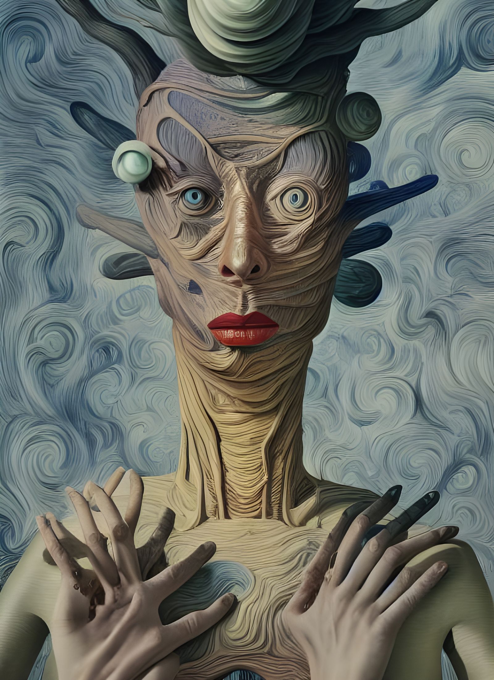 Surreal Portrait in Dreamy Post-Production Style