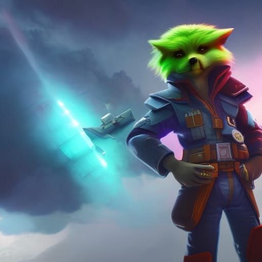 Starfox McCloud Matte Painting in Unreal Engine 5