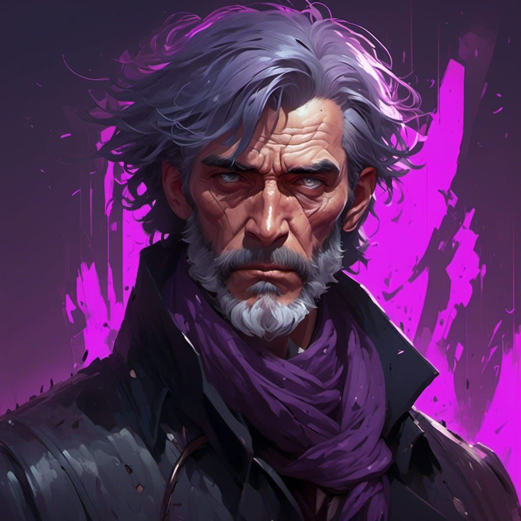 Raven Aesthetic Portrait in Hyperdetailed Digital Art