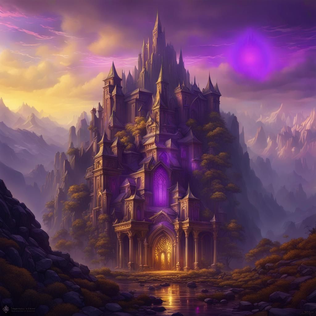 Mountains of Old Magic: Dark Fantasy Concept Art