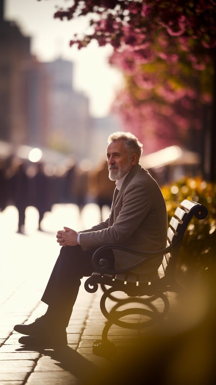 Italian Geologist in Golden Light: A Portrait
