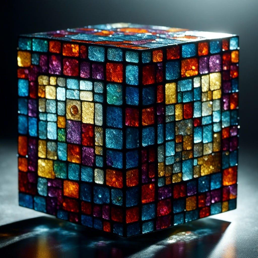 Mosaic Cube: A Digital Art Marvel