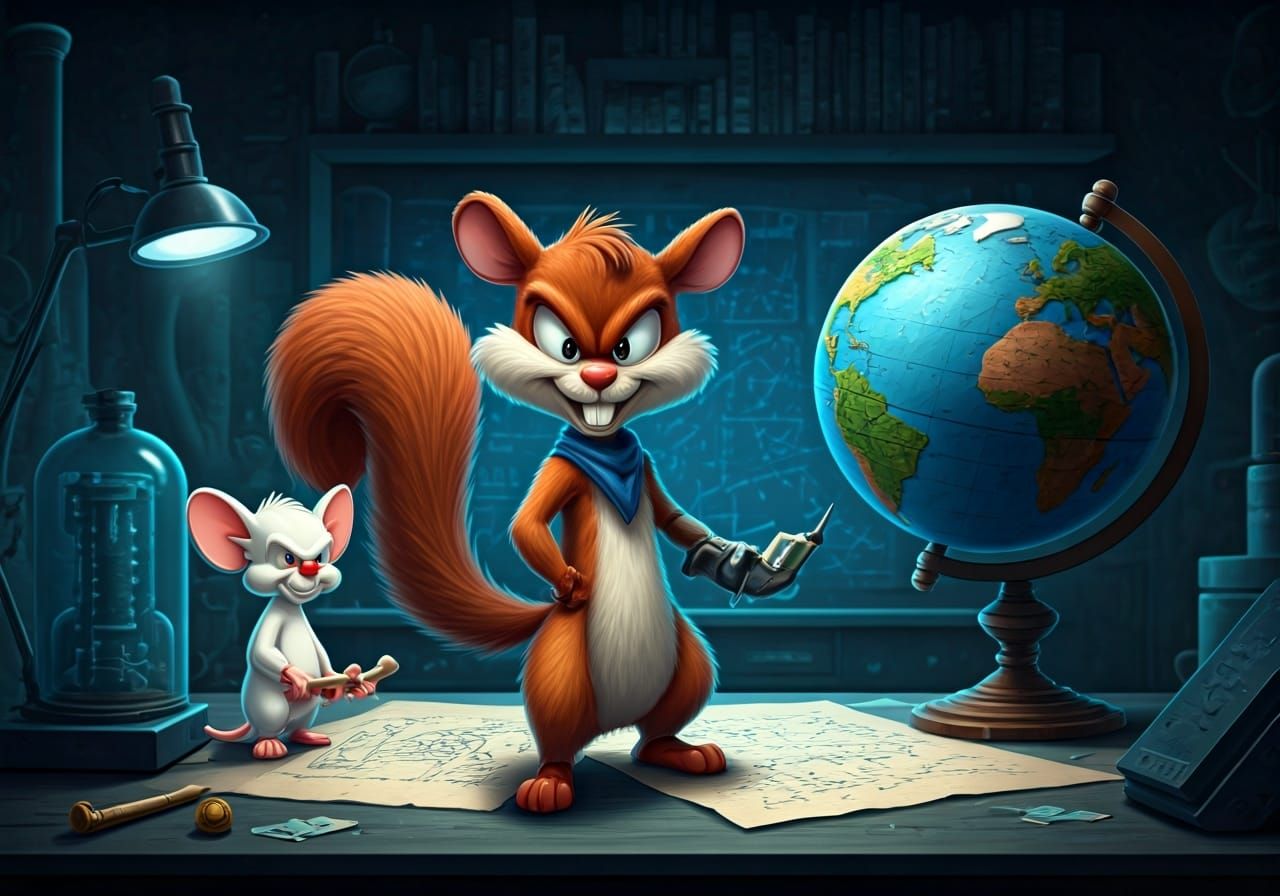 Mischievous Squirrel's World Domination Plot