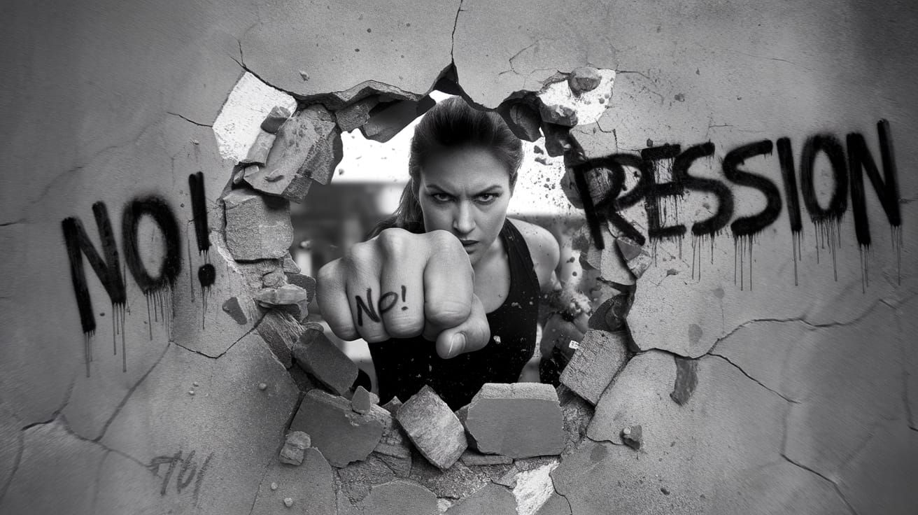 Fierce Woman Breaks Through Wall of Oppression