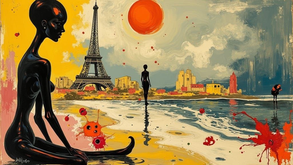 Image in the Style of Toulouse-Lautrec