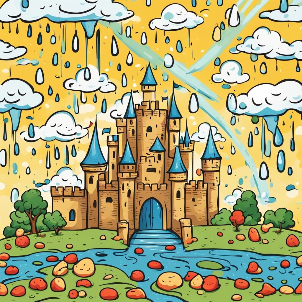 Castle Bathed in Liquid Happiness