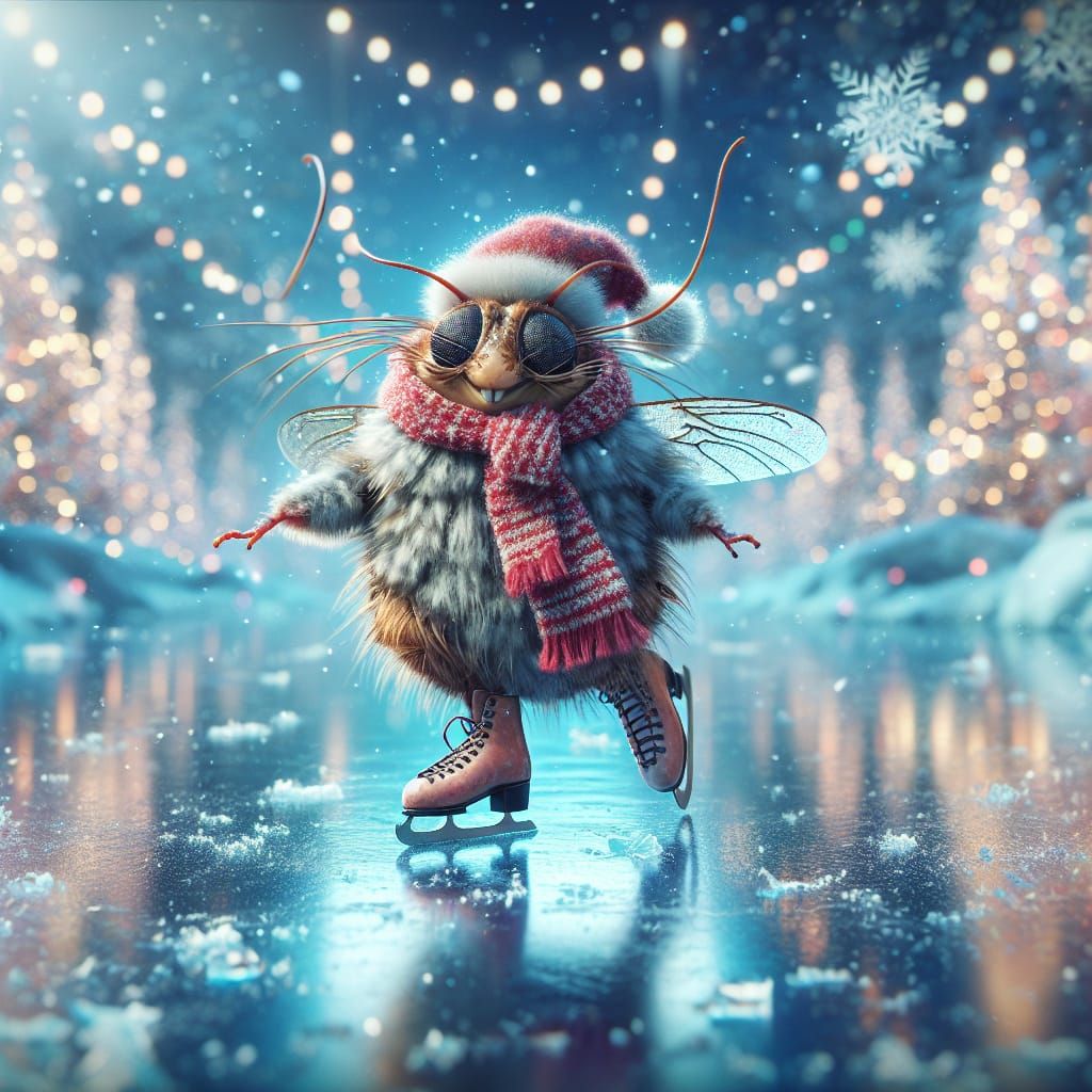 Holiday Flea Ice Skating in Winter Wonderland