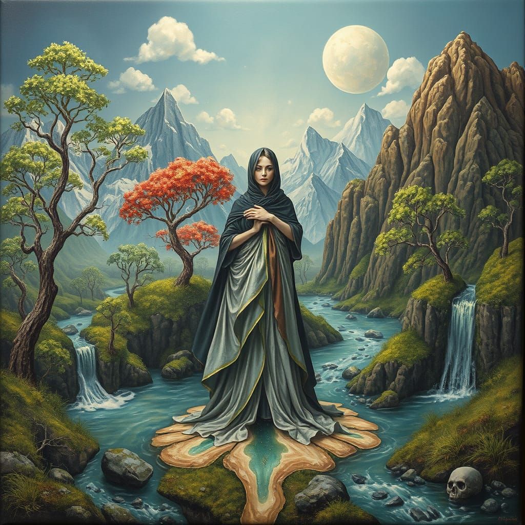 Surreal Landscape Where Fashion Grows from Nature