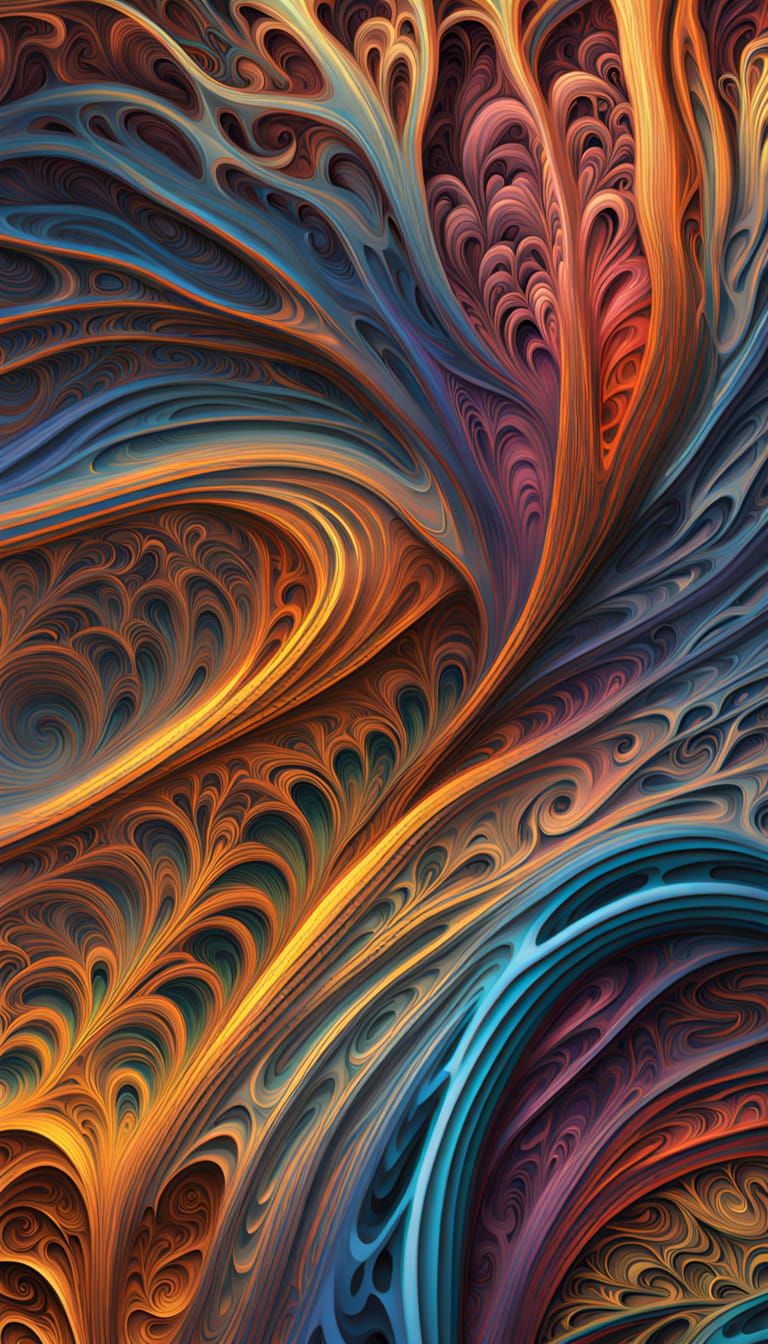 Infinite Sound Wave Grid in Hyperrealistic 3D