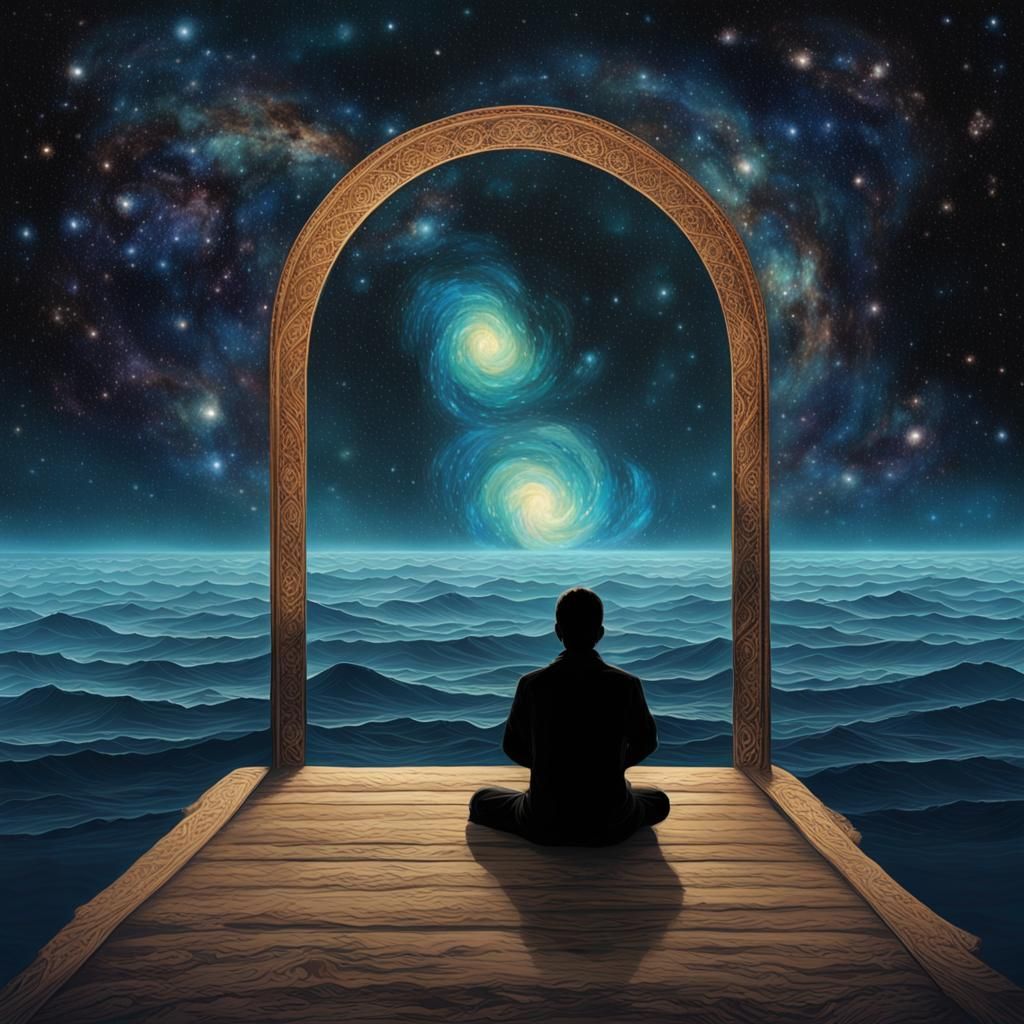 Geometric Abstract Cubism in Art Deco Style