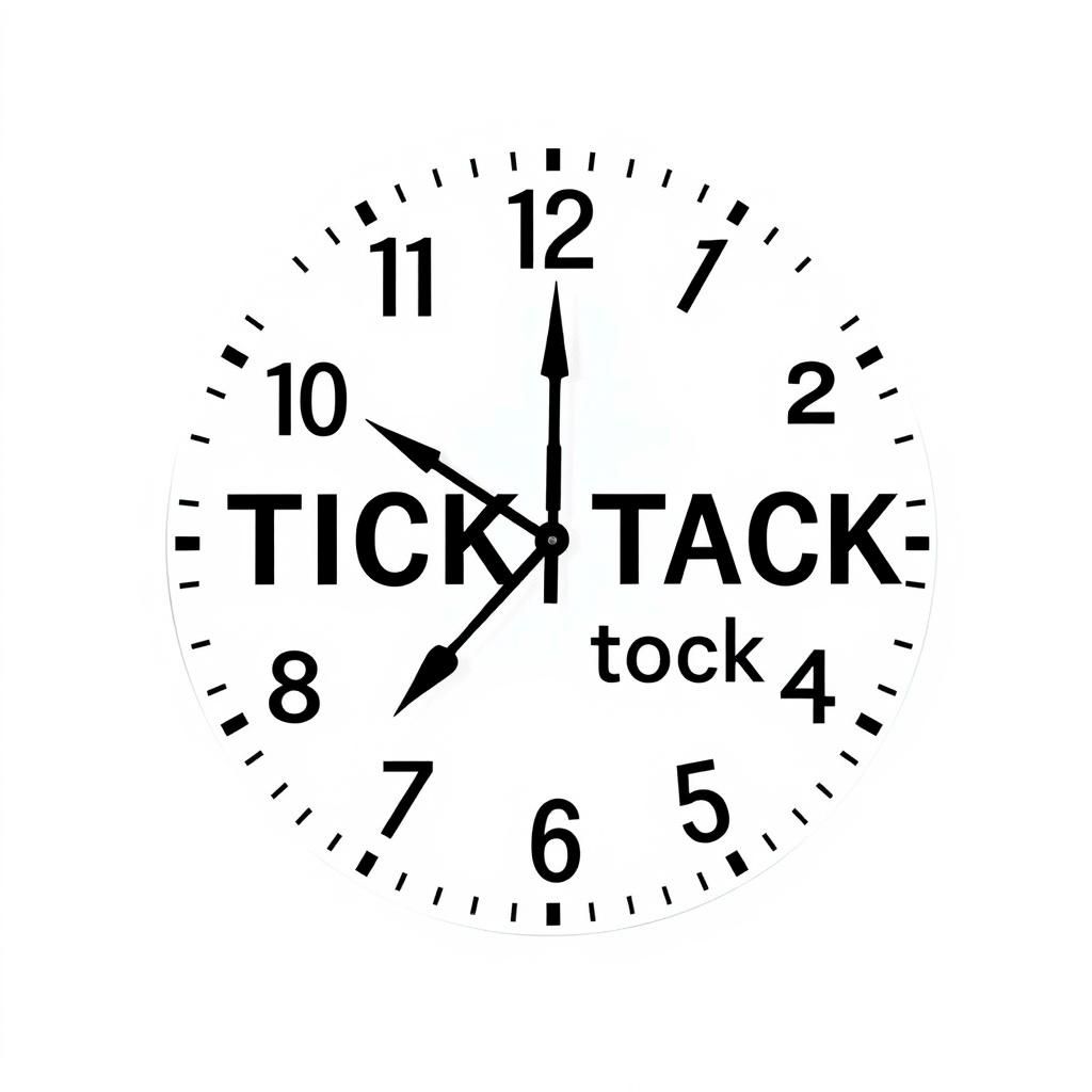 clock; Tik tak tok