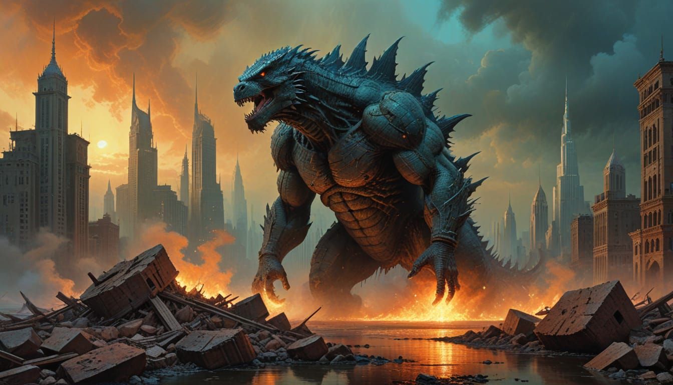 Synthwave Horror in Downtown Dubai