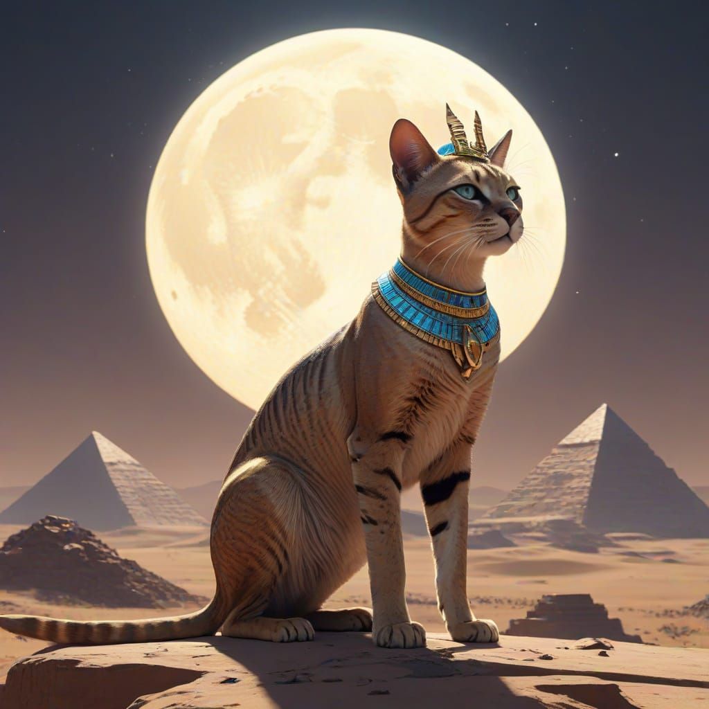 An ancient Egyptian cat