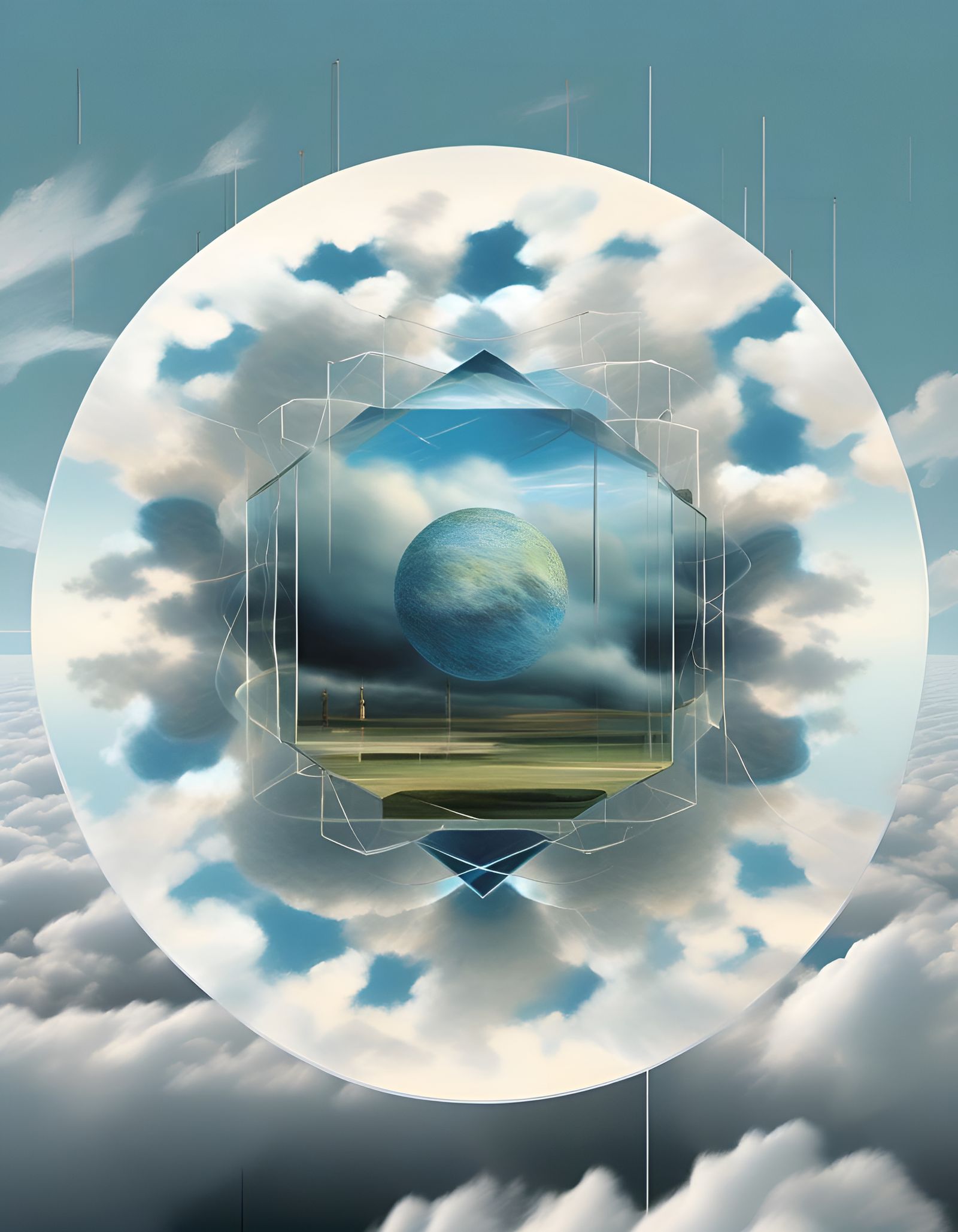 Anthropocentric Design: Electricity from Clouds Art