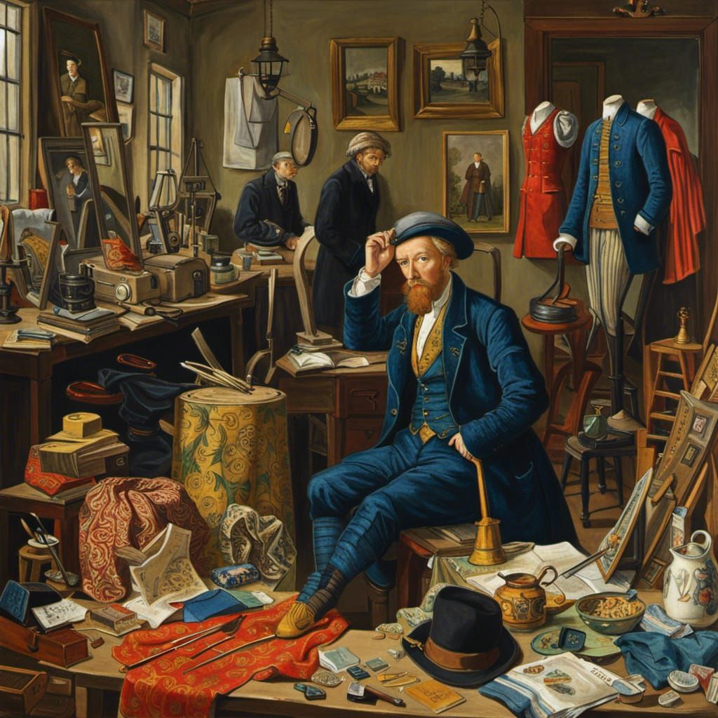 Van Gogh as a Fashion Designer