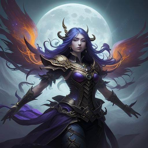 Spiritborn in Mystical Forest: Manga Style