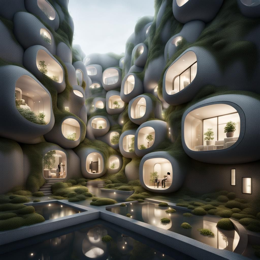 Futuristic Capsule House in Tokyo: Generative Architecture