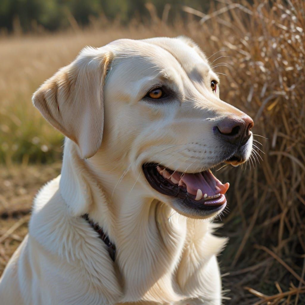 Labrador in Refreshing Respite