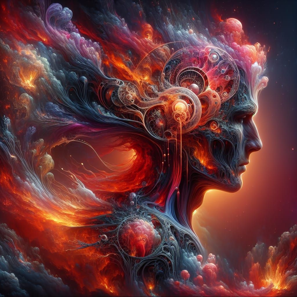 Fiery Consumption: Mind and Body Ablaze