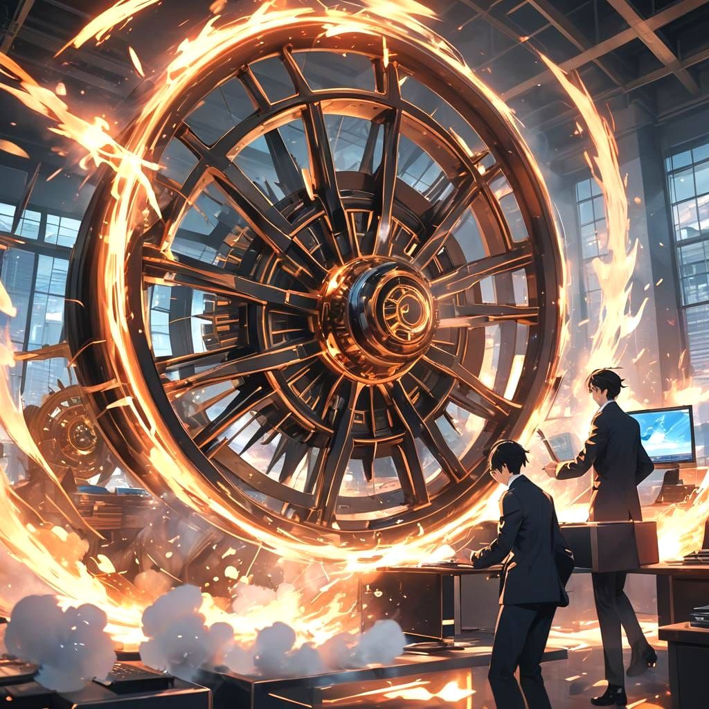 Detailed 3D Anime Art Inspired by WLOP