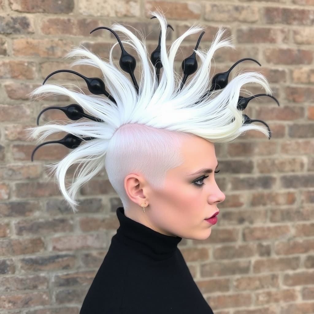 Extremely Unusual White Hairstyles