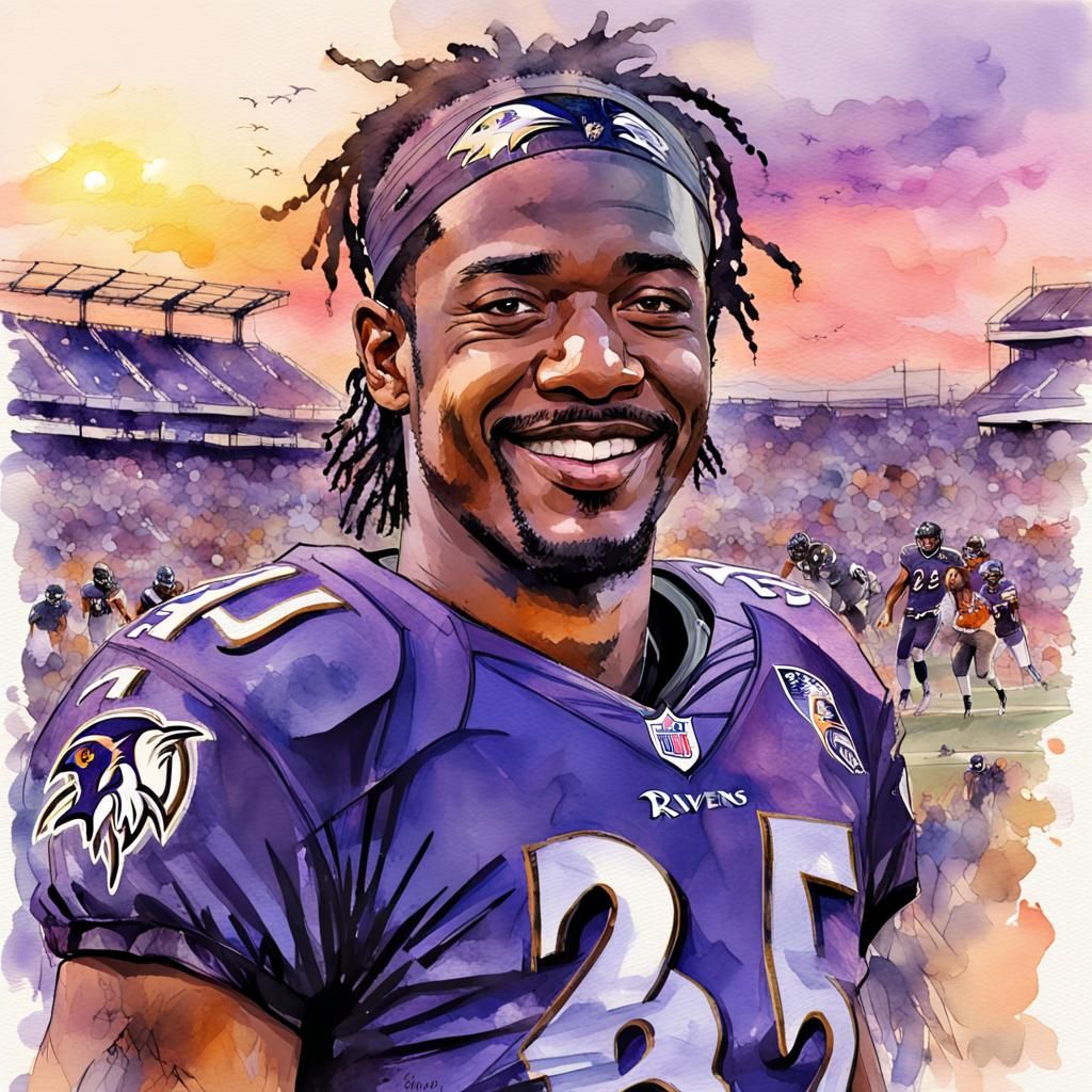 Geno Stone Portrait in Digital Watercolor Style