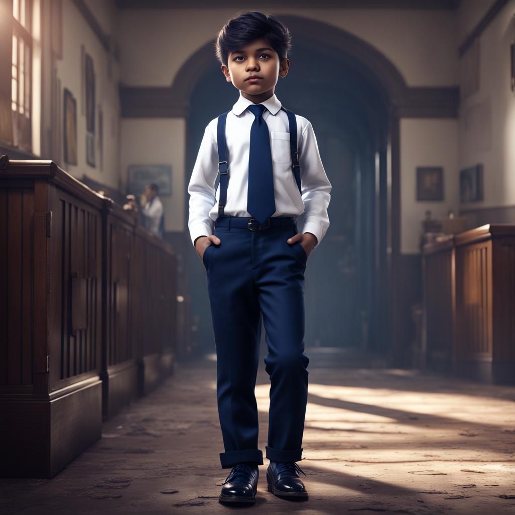Indian boy School Uniform
