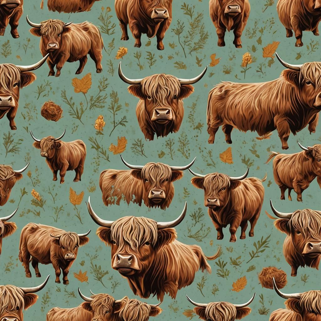 Highland Cow's Hilarious Skincare Day