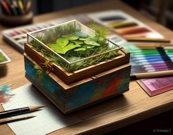 Magical Pencil Transforms into Miniature Rainforest