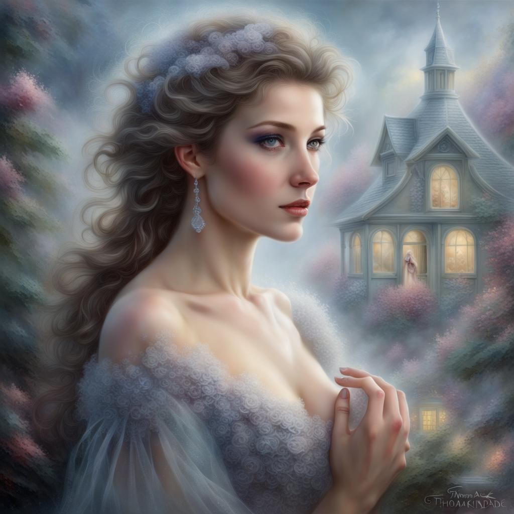 Macro Photo: Beautiful Woman with Gray Eyes