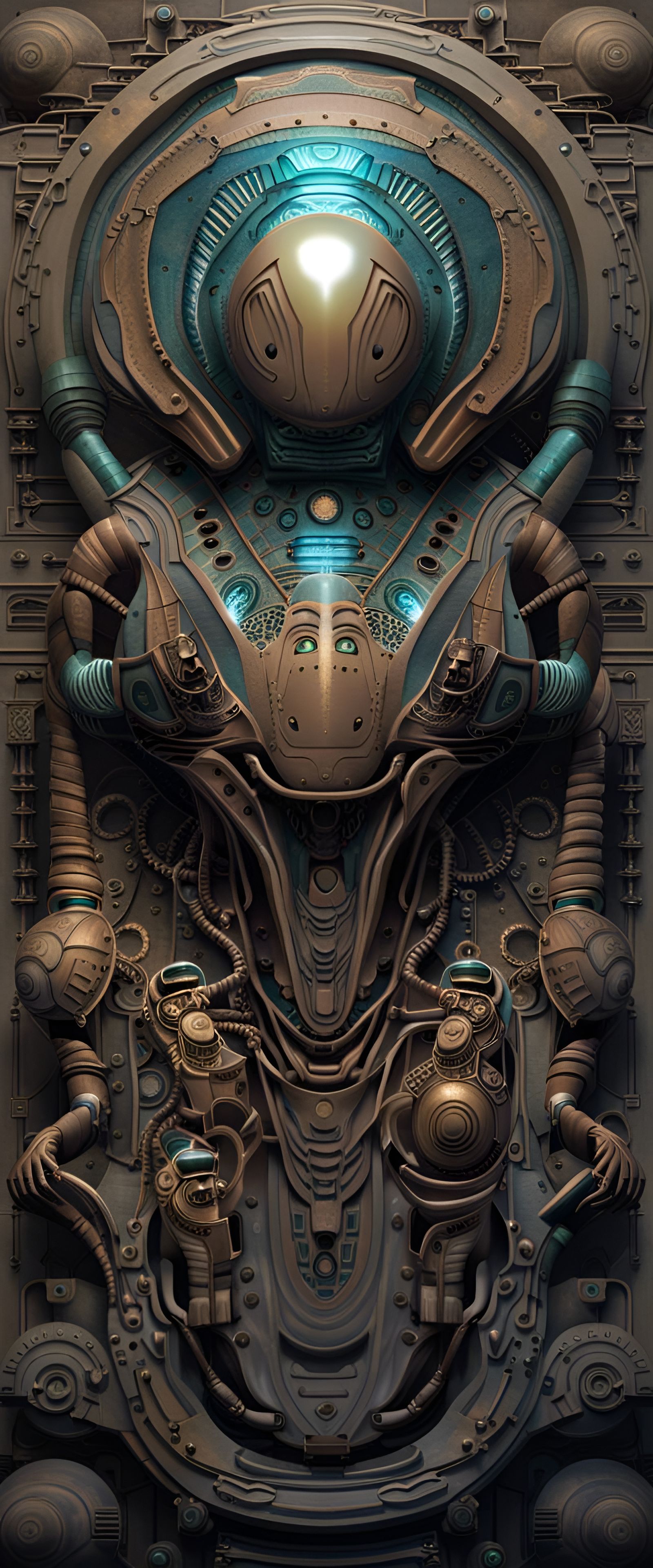 Ancient Alien Artifact Rendered by AI