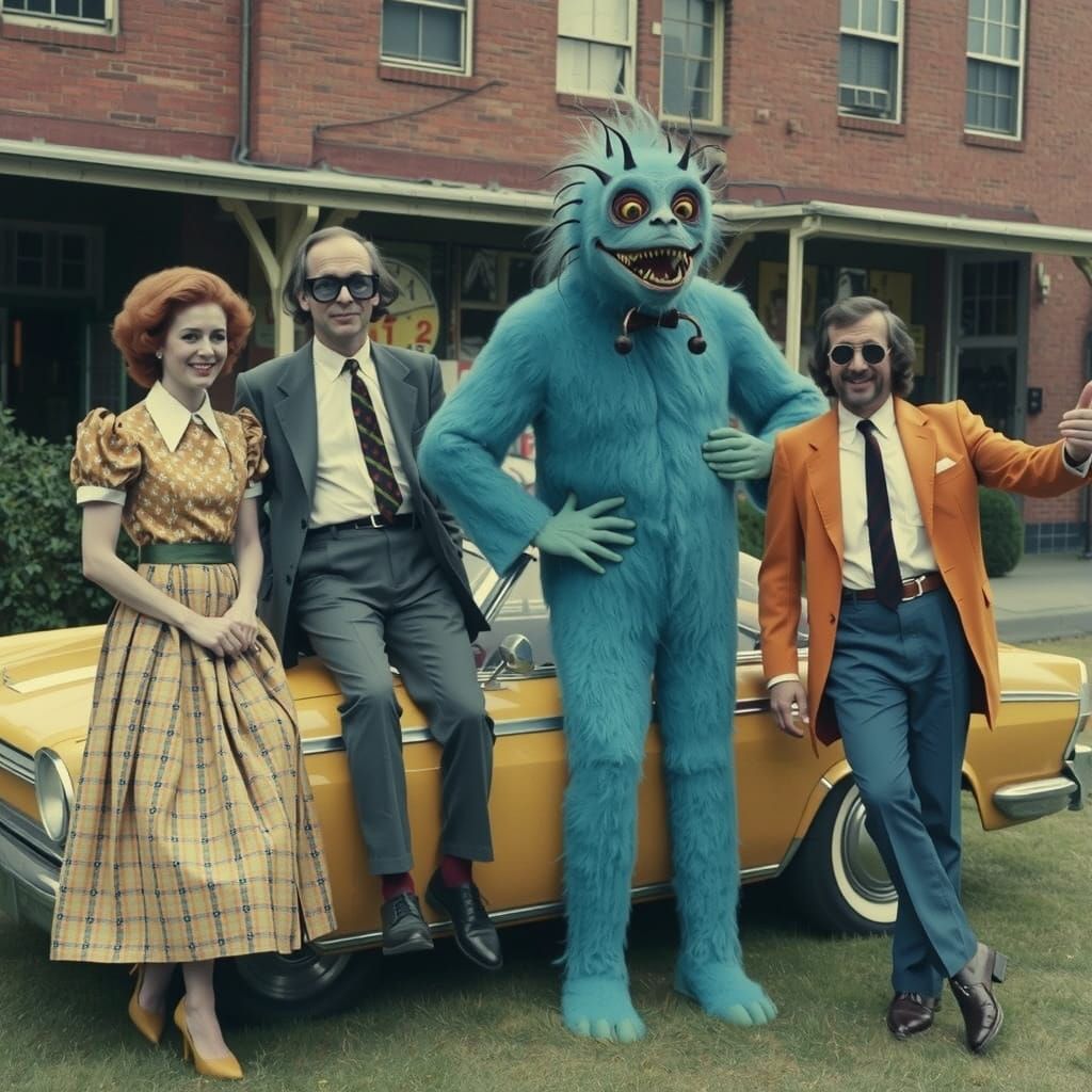 Vintage Creature in Groovy Getup