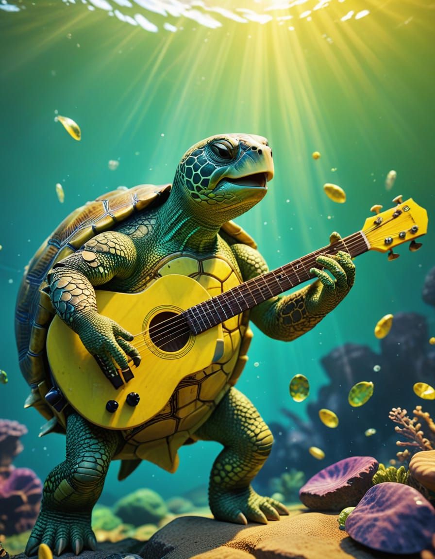 Singing turtle
