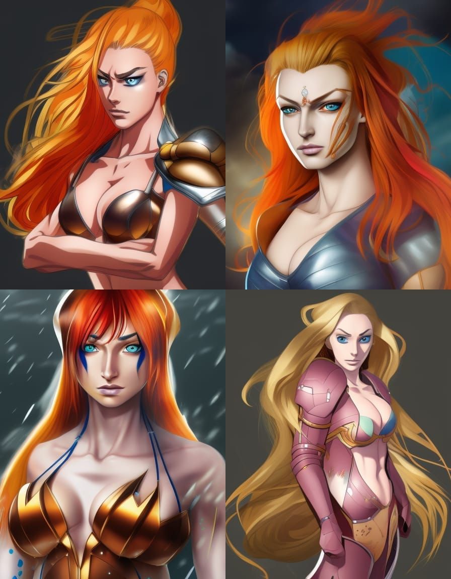 Anime-Style Superman Character Design by Hirohiko Araki