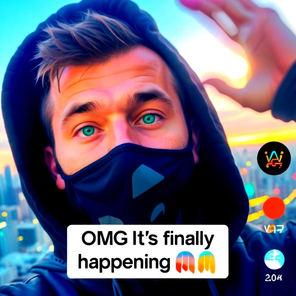 Utopian Solar Punk Space in Frutiger Aero Style