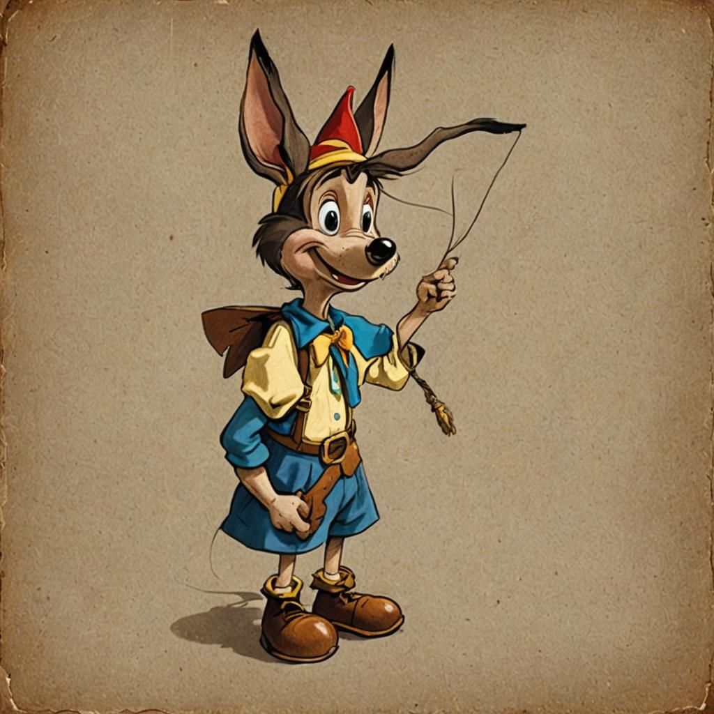 Pinocchio's Unfortunate Transformation: Donkey Ears
