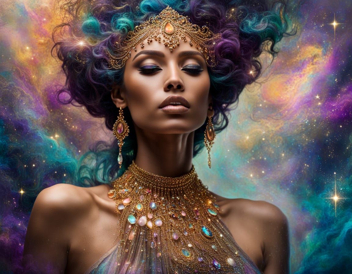 Ethereal Cosmic Goddess