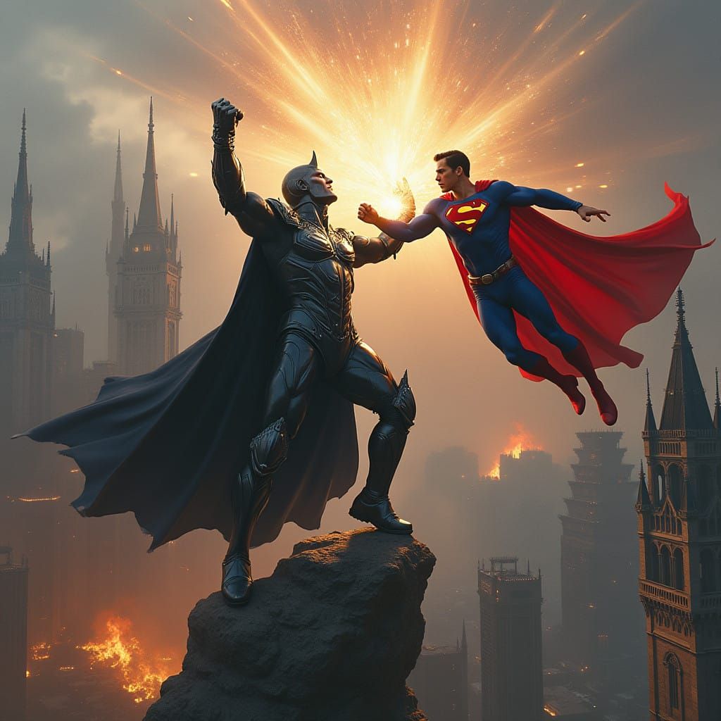 Dark Hero Emerges to Clash with Superman in City of Wonder
