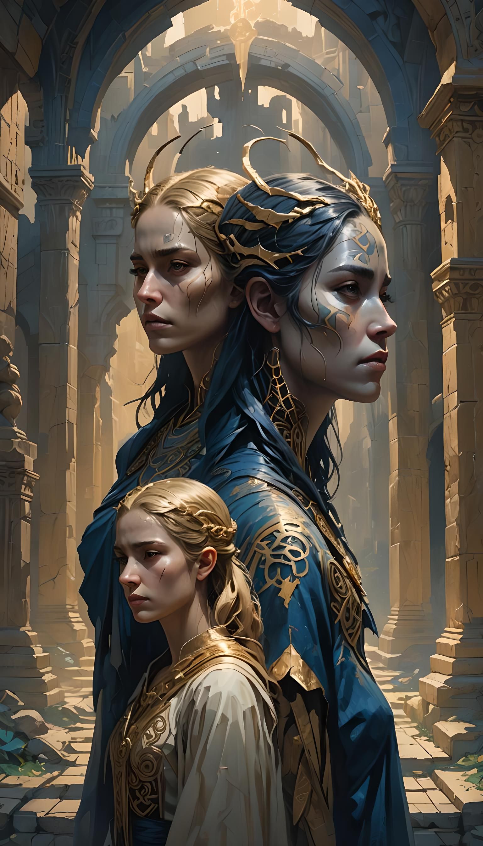 Two-Faced Woman: Good vs Evil in 3D Ultra HD