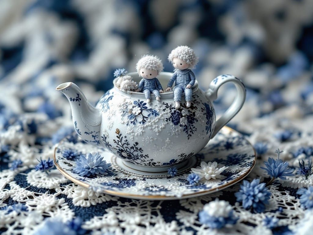 Phthalo Space Cadet Cornflowerwhiteblackfield Indigo Scuzzle...