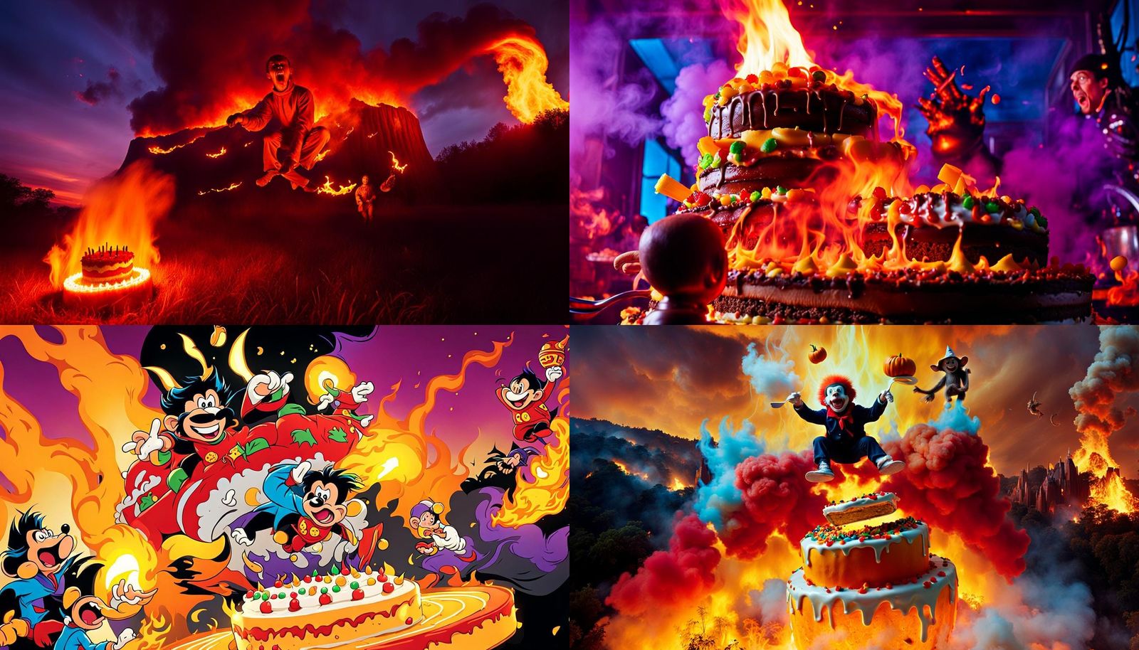 Comical Halloween Chaos With Goofy Spooky Character