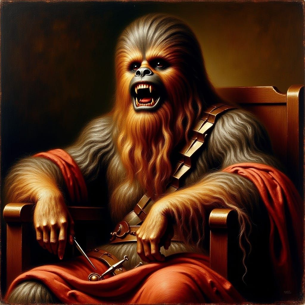 Chewbacca as Royal Dutch Portrait