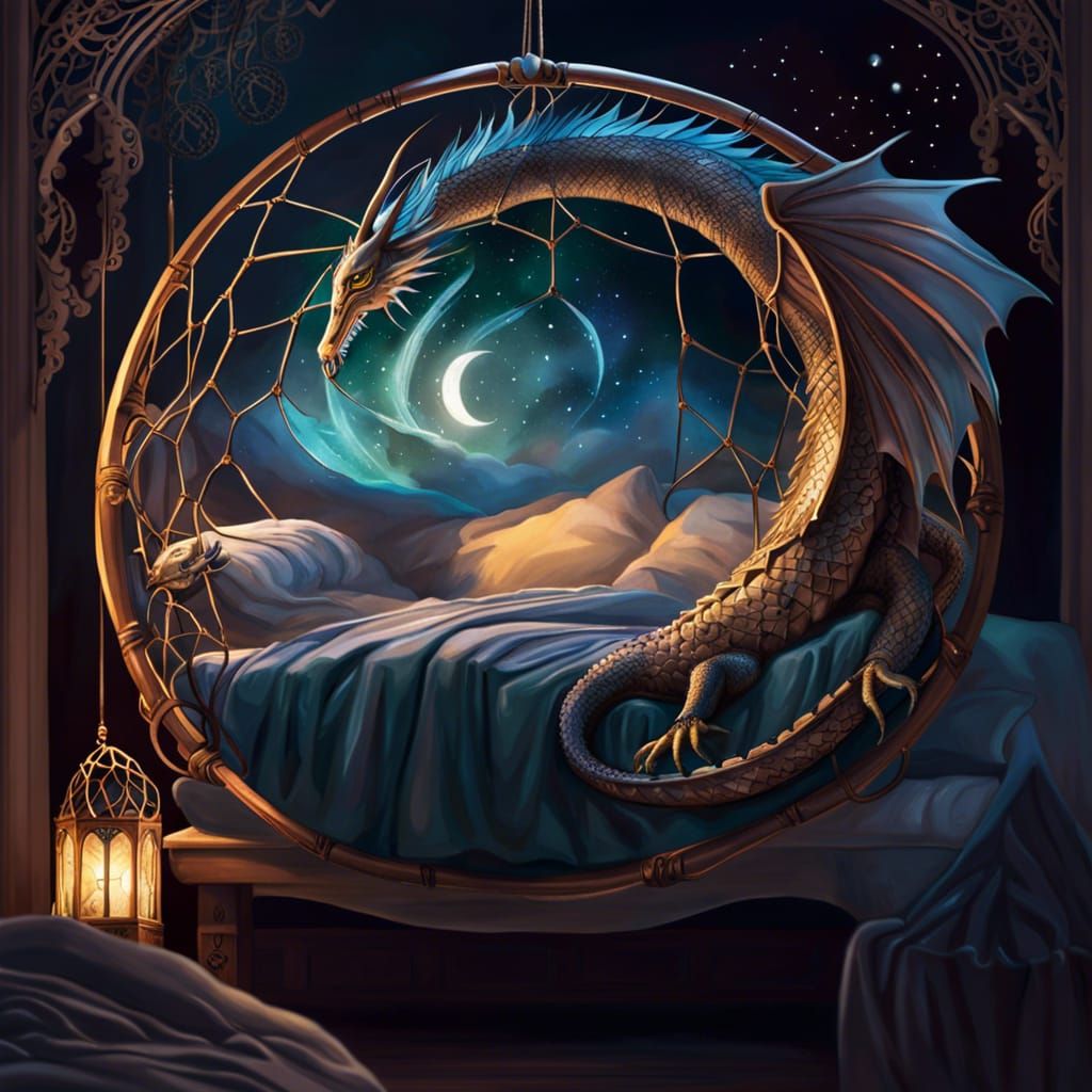 Fantasy Dragon Enters Dreamcatcher