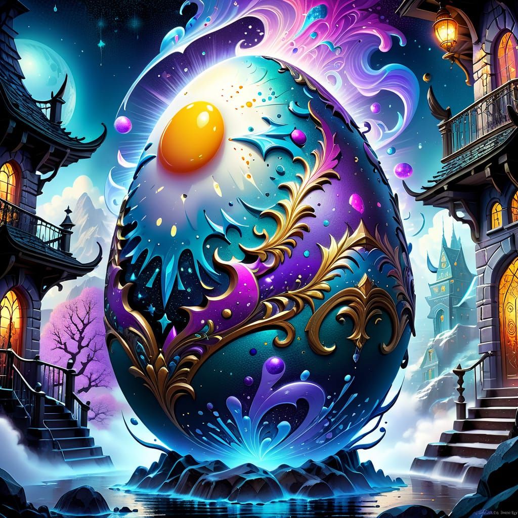 Ethereal Cosmic Egg Hatches a Mystical Warlock