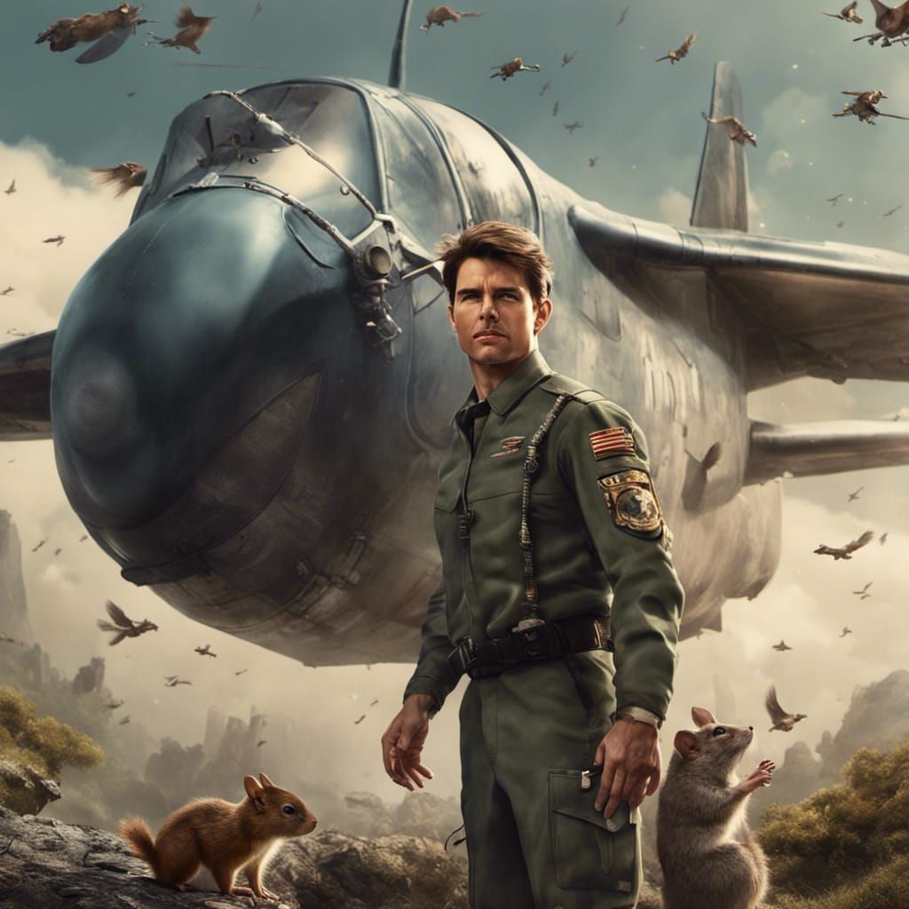 Pilot's Squirrel Problem: Detailed Matte Painting