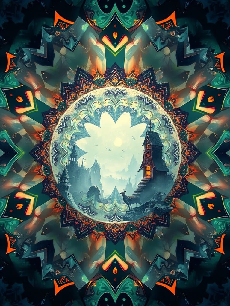 Ethereal Kaleidoscope of Fantasy Art